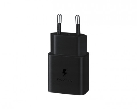 Samsung Power Adapter 15W USB-C Fast Charge (without cable); Black - Galeria zdjęcie 2