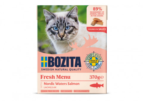 BOZITA Łosoś w sosie - mokra karma dla kota - 4x370g - Galeria zdjęcie 2
