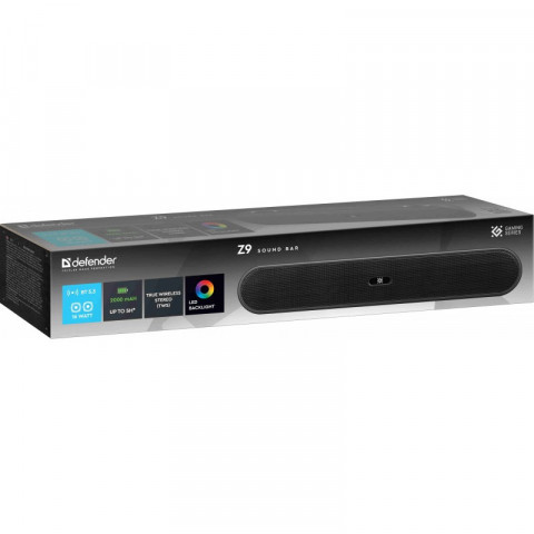 DEFENDER GŁOŚNIK SOUNDBAR Z9 16W LED BLUETOOTH - Galeria zdjęcie 9