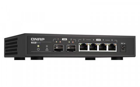 Qnap QSW-2104-2S, 4 x 2.5GbE, 2x 10GbE SFP+, unmanaged switch - Galeria zdjęcie 2