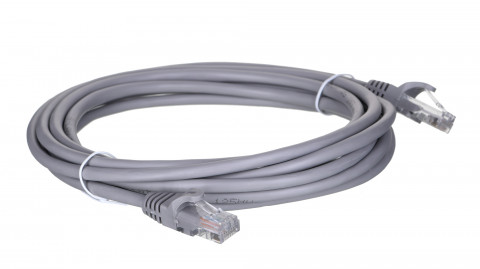 ALANTEC patchcord UTP kat.5e KKU5SZA3 3m szary - Galeria zdjęcie 1