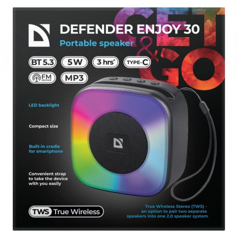 DEFENDER GŁOŚNIK ENJOY 30 BLUETOOTH 5W - Galeria zdjęcie 7