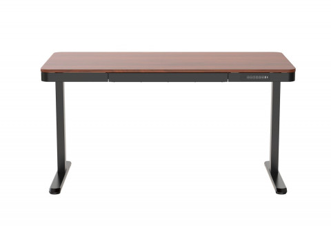 Biurko ACTIVEJET z elektryczną regulacją wysokości 140x70 ET119W-C czarny/orzech - Galeria zdjęcie 2