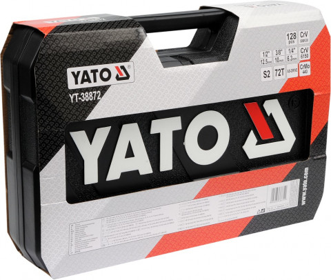 ZESTAW KLUCZY 128 elem. YT-38872 YATO - Galeria zdjęcie 4