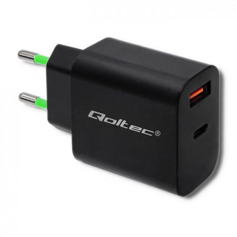 QOLTEC ŁADOWARKA SIECIOWA 18W | 5-12V | 1.5-3A - Galeria zdjęcie 1