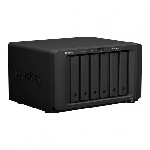 NAS Synology DS1621+; Tower; 6x (3.5”/2.5" SATA HDD/SSD); AMD Ryzen V1500B, 4 GB DDR4 (max. 32GB),4 x 1GbE RJ-45 - Galeria zdjęcie 6