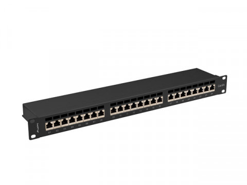LANBERG PATCH PANEL 24 PORT 1U 19" KAT.6A FTP - Galeria zdjęcie 6