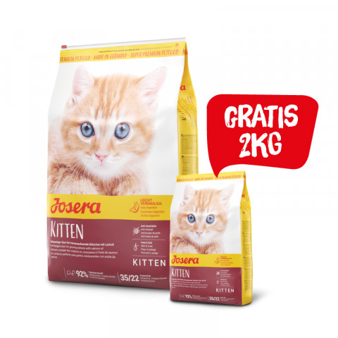 JOSERA Kitten - sucha karma dla kota - 10kg + 2kg GRATIS! - Galeria zdjęcie 1