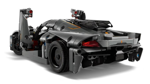 LEGO Technic 42173 Szary hipersamochód Koenigsegg Jesko Absolut - Galeria zdjęcie 6