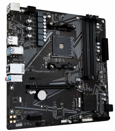 Płyta główna Gigabyte A520M DS3H V2 - Galeria zdjęcie 2