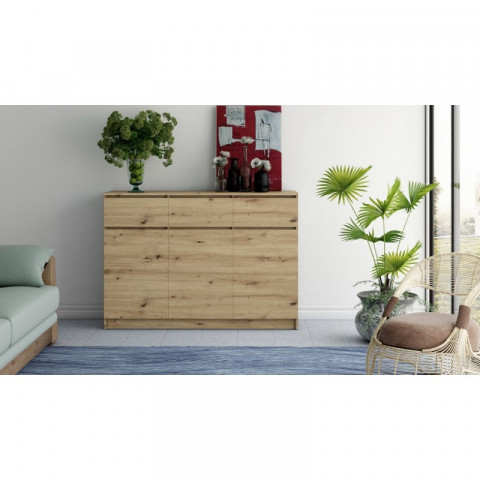 KOMODA 3 DRZWI 3 SZUFLADY ARTISAN - Galeria zdjęcie 3