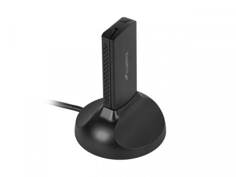 BEZPRZEWODOWA KARTA SIECIOWA WIFI LANBERG NC-3000-WI USB 3.0 AX3000 TRI-BAND 2 WEWNĘTRZNE ANTENY - Galeria zdjęcie 8