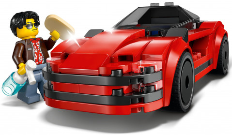 LEGO CITY 60448 Czerwony samochód sportowy - Galeria zdjęcie 8