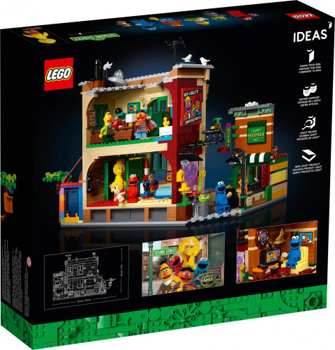 LEGO Ideas 21324 123 Ulica Sezamkowa - Galeria zdjęcie 2