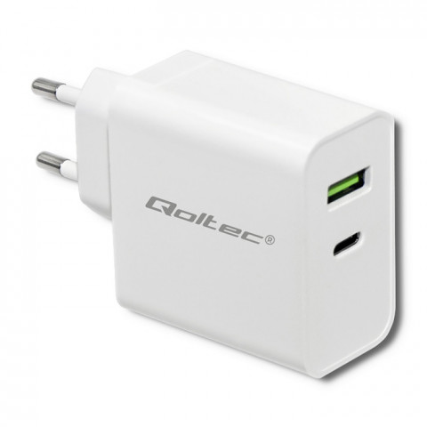 QOLTEC ŁADOWARKA SIECIOWA 42W | 5-20V | 2.4-3A - Galeria zdjęcie 1