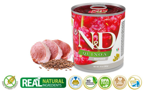 FARMINA N&D Quinoa Neutered Pork - mokra karma dla psa - 285 g - Galeria zdjęcie 3