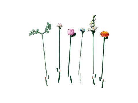 LEGO ICONS 10342 Botanicals - Piękny bukiet różowych kwiatów - Galeria zdjęcie 7