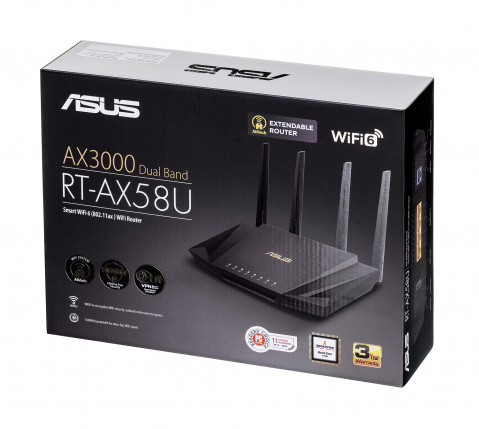 ASUS-RT-AX58U AX3000 dual-band Wi-Fi router - Galeria zdjęcie 11