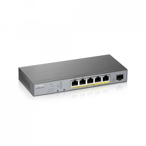 Switch Zyxel GS1350-6HP 6p PoE (PoE+: 3;PoE++: 2) 60W Managed Gigabit - Galeria zdjęcie 4
