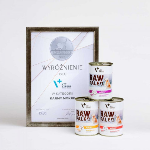 VET EXPERT Raw Paleo Adult Monoprotein Wołowina - mokra karma dla psa - 800g - Galeria zdjęcie 2