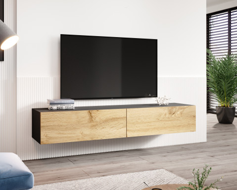 Zestaw meblowy VIGO 23 czarny/dąb wotan - Galeria zdjęcie 7