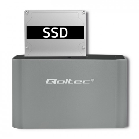 QOLTEC STACJA DOKUJĄCA HDD/SSD | 2.5"/3.5" SATA - Galeria zdjęcie 5