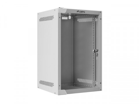 LANBERG SZAFA WISZĄCA 10" 9U (280X310, SZARA) - Galeria zdjęcie 1