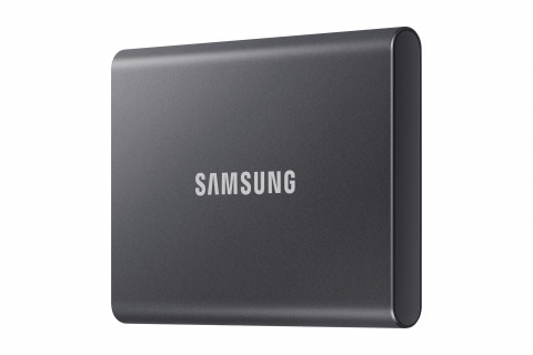 Dysk zewnętrzny SSD Samsung T7 (1TB; USB 3.2; szary; MU-PC1T0T/WW) - Galeria zdjęcie 3