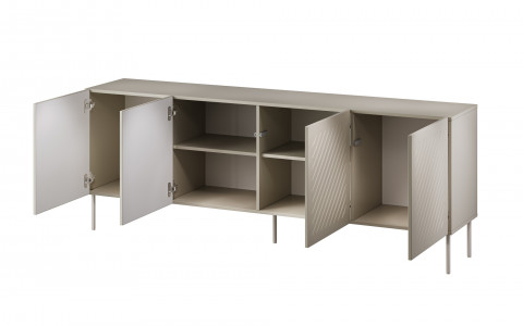 Komoda SIENA 200x40x75 kaszmir mat - Galeria zdjęcie 3