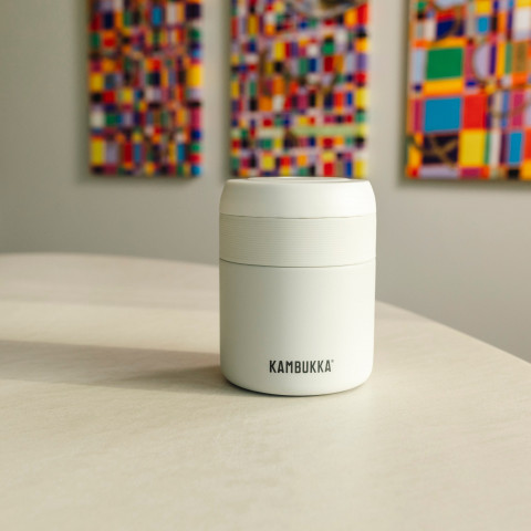 Kambukka termos obiadowy Bora 600ml Chalk White - Galeria zdjęcie 4