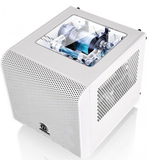 Obudowa Thermaltake Core V1 MiniITX Window-Snow Ed. - Galeria zdjęcie 10