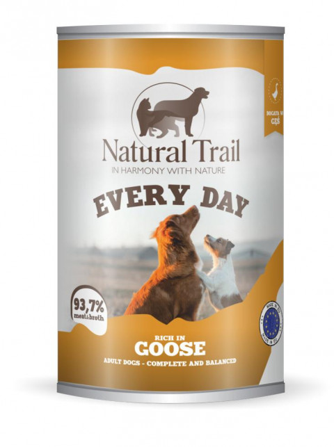 NATURAL TRAIL Every Day Bogata w gęś - mokra karma dla psa - 400g - Galeria zdjęcie 1