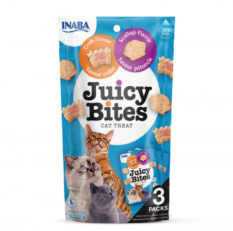 INABA Juicy Bites O smaku przegrzebków i kraba - przysmak dla kota - 3x11,3 g - Galeria zdjęcie 1