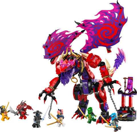 LEGO NINJAGO 71832 Smok chaosu Kiełogrzmot - Galeria zdjęcie 3