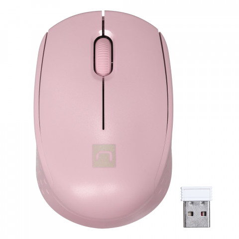 NATEC MYSZ BEZPRZEWODOWA STORK 1600DPI RÓŻOWA - Galeria zdjęcie 2