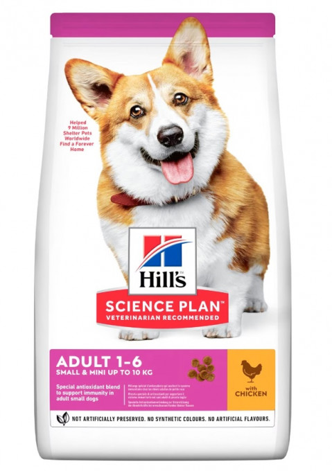 HILL'S Science Plan Adult small&mini Kurczak - sucha karma dla psa - 1,5 kg - Galeria zdjęcie 1
