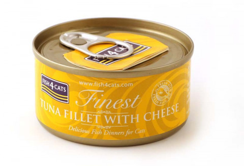 FISH4CATS Filet tuńczyka z serem - mokra karma dla kota - 70g - Galeria zdjęcie 1