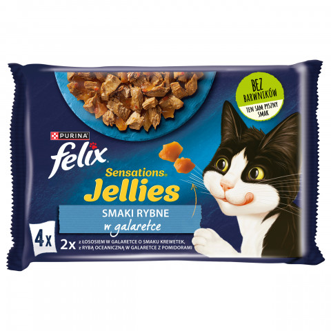 FELIX Sensations smaki rybne - mokra karma dla kota - 4x 85g - Galeria zdjęcie 1