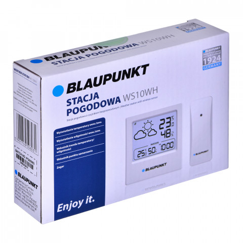 BLAUPUNKT Stacja pogodowa z czujnikiem zewnętrznym WS10WH - Galeria zdjęcie 12