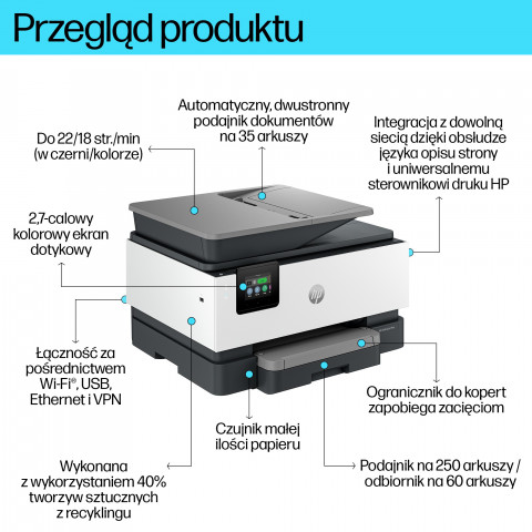 Urządzenie wielofunkcyjne HP OfficeJet Pro 9120b - Galeria zdjęcie 4