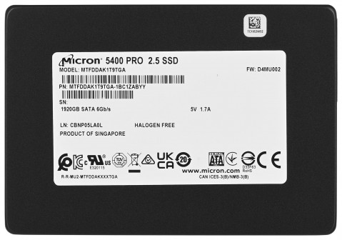 Micron 5400 PRO 1.92TB SATA MTFDDAK1T9TGA - Galeria zdjęcie 2