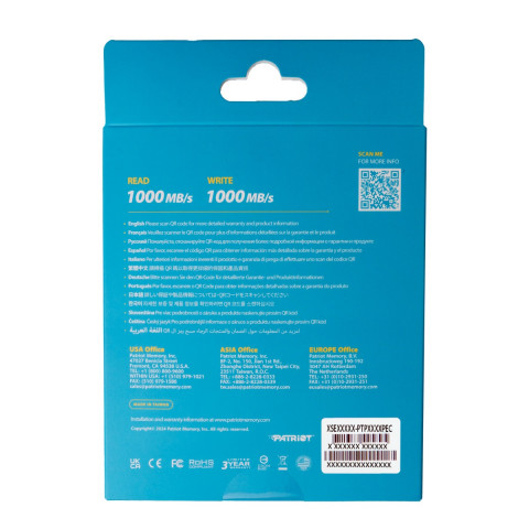Patriot TXD obudowa USB3.2 do SSD M.2 NVMe 1.3, do 8TB - Aluminium - Galeria zdjęcie 14