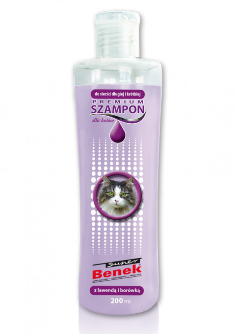 CERTECH Szampon z lawendą i borówką dla kotów PREMIUM 200ml - Galeria zdjęcie 1