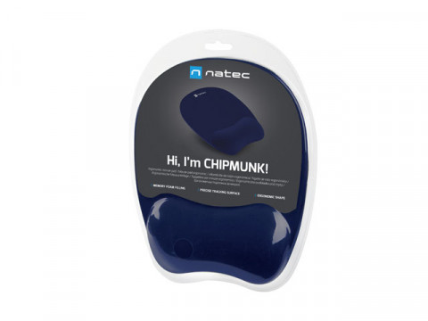 NATEC PODKŁADKA POD MYSZKĘ CHIPMUNK GRANATOWA 230X - Galeria zdjęcie 2