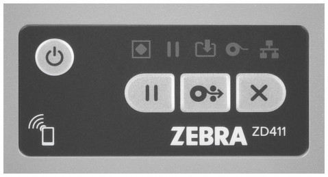 Zebra - Drukarka etykiet ZD411/termiczna/203dpi/USB/USBHost/BTLE/EZPL - Galeria zdjęcie 5