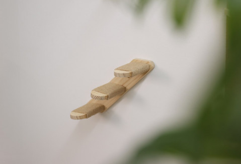 KERBL Drewniana drabinka dla kota, długość 38 cm, z jutą - Galeria zdjęcie 3