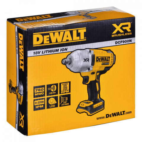 Klucz udarowy bez aku.i ład.18V DCF900N DEWALT - Galeria zdjęcie 8