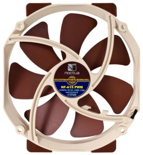 Wentylator NOCTUA 150mm (montaż na 120mm)SSO2, PWM - Galeria zdjęcie 4