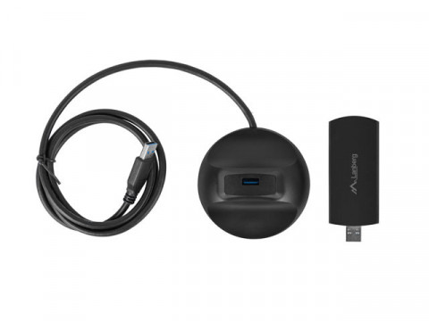 BEZPRZEWODOWA KARTA SIECIOWA WIFI LANBERG NC-3000-WI USB 3.0 AX3000 TRI-BAND 2 WEWNĘTRZNE ANTENY - Galeria zdjęcie 10