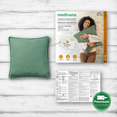 Poduszka elektryczna Medisana HC 250 Interior Line (zielona) - Galeria zdjęcie 5